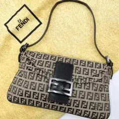 美品✨ フェンディ FENDI ショルダーバッグ マンマバケット ズッキーノ