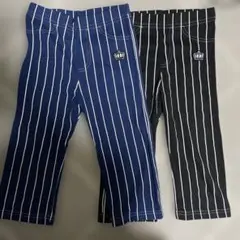 ベビードール　ストライプ柄　ハーフパンツ 2点セット