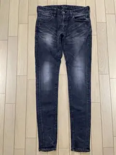 Black by VANQUISH デニムパンツ ブラック バンキッシュ