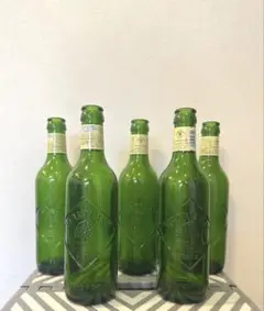 ビールの空き瓶 ５本