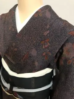 『 高級・小紋 』草木染め　未使用　極美品