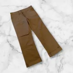 レディース　ボトムスパンツ　ブラウン　フリー