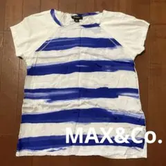 MAX&Co. ストライプ 半袖 Tシャツ イタリア製