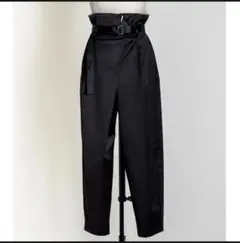 frey SATIN WATER PANTS Black