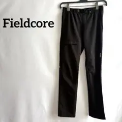 Fieldcore黒ブラック150子供服キッズパンツズボンロングシンプル