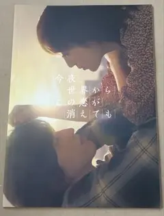 【映画】今夜、世界の終わりにパンフレット