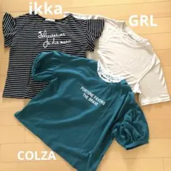 GRL ikka COLZA 半袖　トップス　Tシャツ 3枚セット
