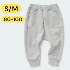 ユニクロ　ウルトラストレッチスウェットパンツ　グレー　S/M 80-100