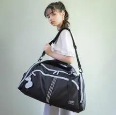【新品未使用品】ポンポネットジュニア　3WAYボストンバッグ　47L