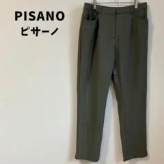 美品★PISANO ピサーノ スラックス 大人 きれいめ イージーパンツ 大きい