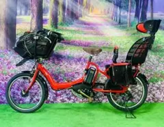 ②4532超高性能バッテリー8.7A新品日本製タイヤ 子供乗せ電動自転車