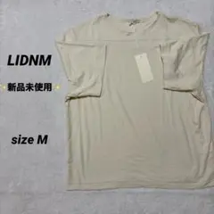 【新品未使用】LIDNM☆Tシャツ☆M☆オフホワイト