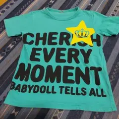 めめこ様確認用 BABYDOLL メッセージプリント Tシャツ