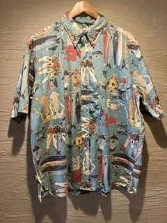 レア　程度良Reyn Spooner レインスプーナー　XL 干物