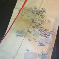 訪問着 自然 ベージュ色