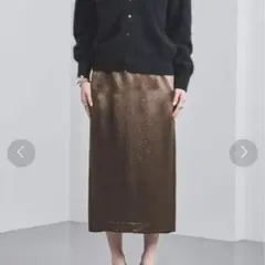 united arrows サテンタイトスカート