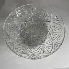 Y38 昭和レトロ　切子柄　ガラス器