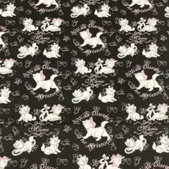 ❤︎ ディズニー Marieちゃん ❤︎ 綿１００% １１０㎝×５０㎝