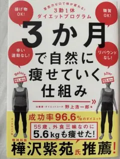 3か月で自然に痩せていく仕組み : 意志力ゼロで体が変わる!3勤1休ダイエット…
