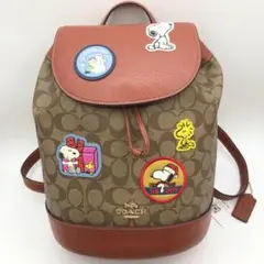【COACH X PEANUTS】デンプシー バックパック・シグネチャー ☆新品