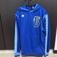 横浜DeNAベイスターズ　DESCENTE フード付き M サイズ 青