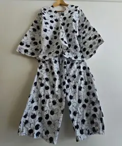 セットアップ　浴衣リメイク　ブラウスとパンツ　2点セット