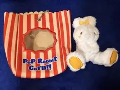 いとわたあめ マスコットぬいぐるみ ポップコーンうさぎ
