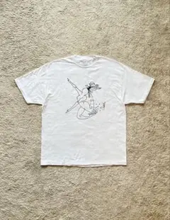 90s アートT Hanes ホワイト XL