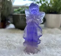 超美品　高品質　可愛い天使さん　フローライト　天然石　鉱石　蛍石パワーストーン