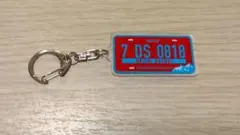 ナンバープレート風キーホルダー
