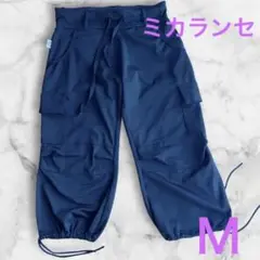 ミカランセ フィットネスカーゴパンツ ブラック Ｍ