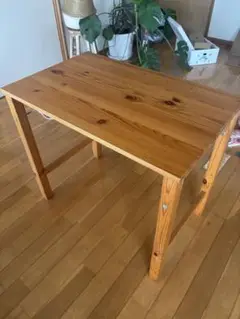 無印良品　パイン材折りたたみテーブル