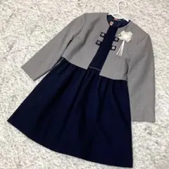 ☆美品☆familiar ファミリア 可愛い 上品 発表会 お呼ばれ ワンピース