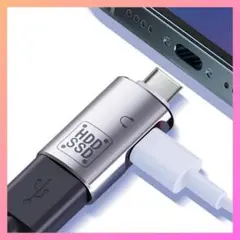 USB Type-C OTG アダプター2in1 USB 3.0 + USB-C
