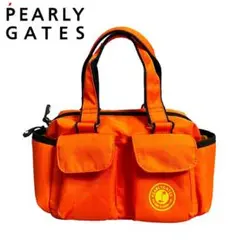 PEARLY GATES パーリーゲイツ カートバッグ ラウンド オレンジ