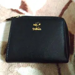 Peanuts 二つ折り財布 黒