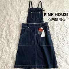 未使用☆タグ付き☆ピンクハウス サロペットデニムスカート