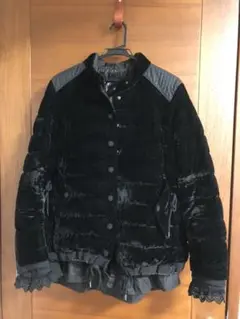 希少 モンクレール beatrice ベロア 3 ブラック moncler