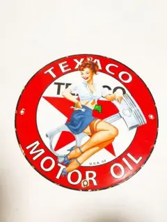 ★希少★ 1952年 ビンテージ TEXACO MOTOR OIL 看板