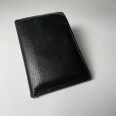 プラダ PRADA 二つ折り 定期入れ カードケース サフィアーノレザー