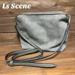 【エルエスシーン】Ls Scene ショルダーバッグ スエード生地 シンプル