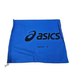 【未使用】asics アシックス　スパイク・シューズケース 青