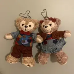 ダッフィー シェリーメイ ぬいぐるみバッジ バレンタイン 2016
