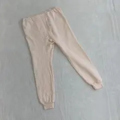 ⭐️腹巻パンツ⭐️リブニット風ジョガーパンツ さくら色 妊婦さんにも