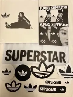 adidas非売品　ロゴシール　ジェニ