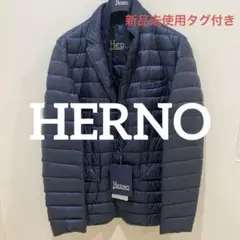 HERNO ヘルノ メンズ ナイロンダウンジャケット ネイビー 50