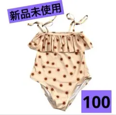 水着　女の子　100 フリル水着 新品未使用