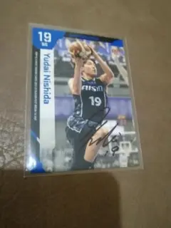 Bリーグカード2022-23 シーホース三河　西田選手　直筆サインカード