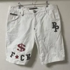 Philipp Plein フィリップ・プレイン　短パン　ショートパンツ　白