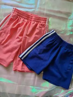 子供用ショートパンツ ピンク 青 セット